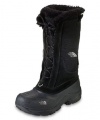 The North Face Shellista Lace Boots (Girls Youth Sizes 10 - 7) - black/foil gray, 4 youth