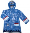 Western Chief Toddler/Little Kid Monster Rain Jacket,Medium Blue,4 Toddler