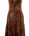 Lauren by Ralph Lauren 'Thor' Multicolored Cotton/Modal Paisley Print Sleeveless Dress Medium