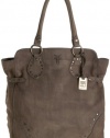 FRYE Vintage Stud Tote,Grey,one size