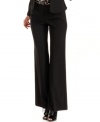 Opt for these pants from BCX, where a classic wide leg design creates a perfectly streamlined look.