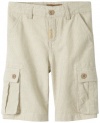 LRG - Kids Boys 2-7 Round the Bend Cargo Short, Beige, 4T