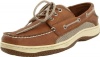 Sperry Top-Sider Men's Nautical Billfish 3-Eye Boat Shoe,Dark Tan,8 M