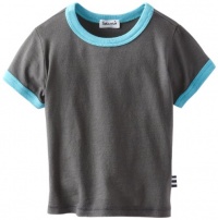 Splendid Littles Baby-Boys Newborn Ringer Tee, Cave/Cove, 6-12