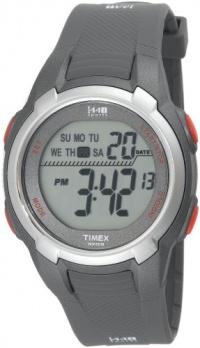 Timex Men's T5K082 1440 Sports Digital Gray/Red Resin Strap Watch