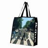 Vandor 64980 The Beatles Abbey Road Large Recycled Shopper Tote, Multicolored