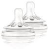 Philips AVENT BPA Free Natural Medium Flow Nipples, 2-Pack