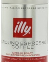 illy Caffe (Medium Roast, Ground coffee Red Band), 8.8-Ounce Tins (Pack of 2)