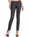 GUESS Brittney Ankle Skinny Houndstooth Printe