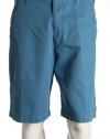 Izod SOHO Solid Dusty Delft Casual Shorts