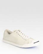 Supple leather favorite with a lace-up front and signature contrasting rubber sole. Padded insoleRubber soleImported