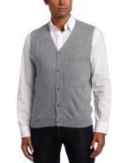 Geoffrey Beene Men's Sa Solid Vest