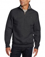 IZOD Men's Long Sleeve Sueded Fleece Zip Sweatshirt