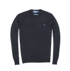 Polo Ralph Lauren Men Custom Fit Wool V-neck Sweater