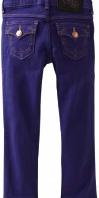 True Religion Girls 2-6X Julie Lonestar Pant, Purple, 4