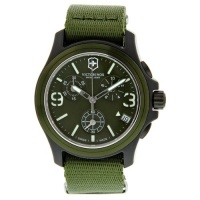 Victorinox Swiss Army Original Chronograph Green Nylon Men's Watch - V241531