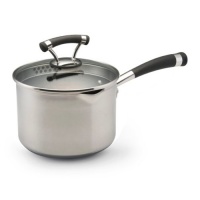 Circulon Contempo Stainless Steel Nonstick 3-Quart Straining Saucepan