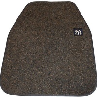 MLB Yankee Stadium Authentic Clubhouse Carpet 24x18 Car Mat with Embroidered Yankee Logo - Pair