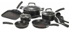 T-fal C111SC74 Signature Nonstick Expert Interior Thermo-Spot Heat Indicator Dishwasher Safe 12-Piece Cookware Set, Black