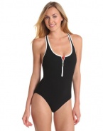 Calvin Klein Women's Racerback 1 Piece