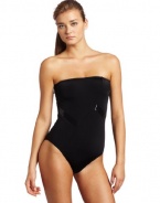 Calvin Klein Women's Bejeweled One-Piece Swimsuit