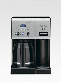 This incredible hot beverage machine comes complete with all your favorite features, like 24-hour programmability, carafe temperature control, Brew Pause, and the ultra-convenient Hot Water System. Now, you're never more than a minute away from enjoying your favorite instant soup, hot cocoa, tea and more.