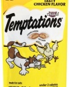 Whiskas Temptations Tasty Chicken Flavour Treats for Cats, 3-Ounce Pouches (Pack of 12)