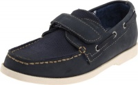 Cole Haan Kids Air Boat Strap Loafer (Toddler/Little Kid/Big Kid),Navy,4 M US Big Kid