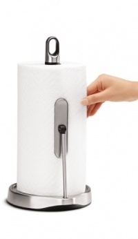 simplehuman Tension Arm Paper Towel Holder, Stainless Steel