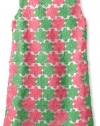 Lilly Pulitzer Girls 7-16 Little Classic Shift Textured, New Green Two Tone Truly Petal Lace, 12