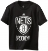 NBA Brooklyn Nets Youth 8-20 Short Sleeve T-Shirt Team Logo, Large, Black