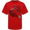 MLB Majestic St. Louis Cardinals Youth Fireball T-Shirt - Red