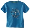 Timberland Boys 2-7 Toddler Cool Bubble Ringer Tee, Blue, 2T