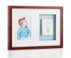 Pearhead Babyprints Keepsake Wall Frame, Mahogany