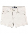 Levi's Girls 2-6X Sweetie Shory Short, White, 5