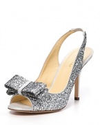 All that glitters. kate spade new york's sparkling slingbacks keep your style in the spotlight. Wear to wake up a LBD-or pair with dazzling colors.