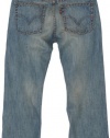 Levi's Boys 8-20 505 Straight Leg Husky, ANCHOR, 16 Husky