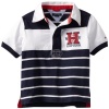 Tommy Hilfiger Boys 2-7 Short Sleeve Randy Rugby Shirt, Swim Navy, 5 Regular