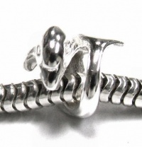 Sterling Silver Cute Dancing Dolphin Focal Bead Charm For Pandora Troll Chamilia Biagi European Jewelry