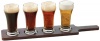 Libbey Craft Brews Beer Flight 6-Ounce Clear Pilsner Glass Set, 5-Piece