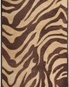 Area Rug 2x3 Rectangle Animal Inspirations Chocolate Color - Surya Basilica Rug from RugPal