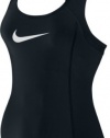 NIKE SHAPE LONG BRA WITH LARGE SWOOSH (WOMENS) - XS