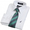 Nautica Dress Up Boys 8-20 Poplin Shirt And Tie Set,White,16