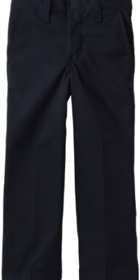 Dickies Boys 2-7 Flat Front Pant - School Uniform, Dark Navy, 7 Regular