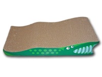 SCRATCH'M Crocodile Cat Scratcher with Catnip