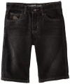 Timberland Boys 8-20 Denim Short, Black, 16