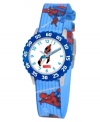 Your friendly neighborhood Spider-Man! Help your kids stay on time with this fun Time Teacher watch from Marvel. Featuring iconic character, Spider Man, the hands are clearly labeled for easy reading.