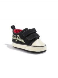 GUESS Kids Boys Baby Trevor Low Ez Sneakers - Black Sued, BLACK (4)