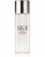 Skin Balancing Essence. The heart of the SK-II range. The second point in your Ritual. This unique Pitera-rich product moisturizes to improve texture and clarity for a more beautiful, glowing complexion. It contains the most concentrated amount of Pitera of all the SK-II skincare products--around 90% pure SK-II Pitera. It absorbs easily and leaves your skin looking radiant, with a supple, smooth feel. 2.5 oz. 