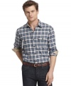 Layering is key this season and so is this flannel shirt from Izod.